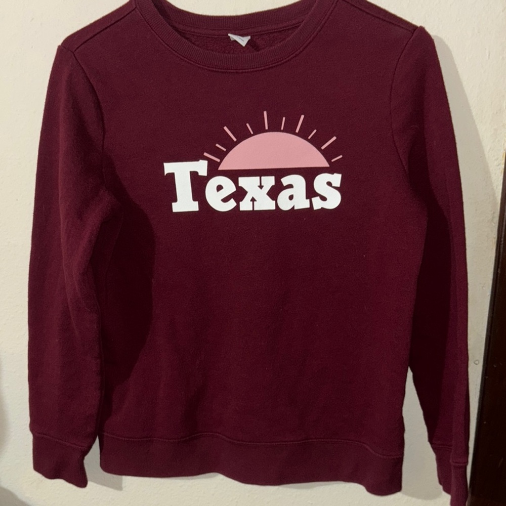 Maroon Texas Sweatshirt
